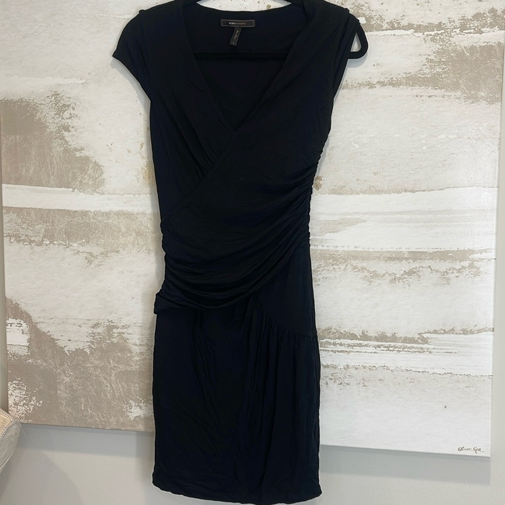 BCBG MaxAzria Fitted Black Dress size small